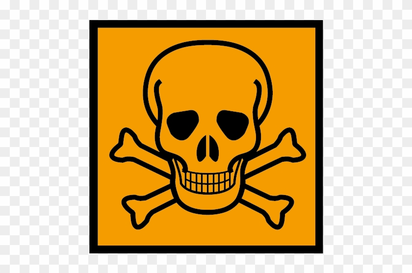 Toxic Sign - Skull And Crossbones Clipart #920548