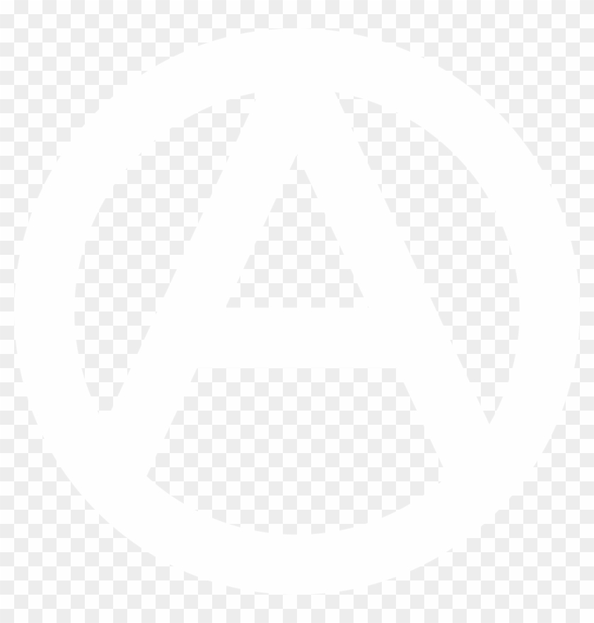 Anarchy Symbol White - Johns Hopkins Logo White Clipart