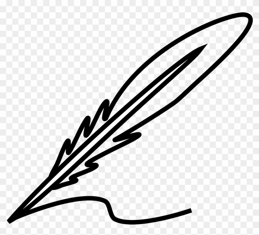 Nib,pen Nib,ink Pen,author - Black And White Pen Clipart