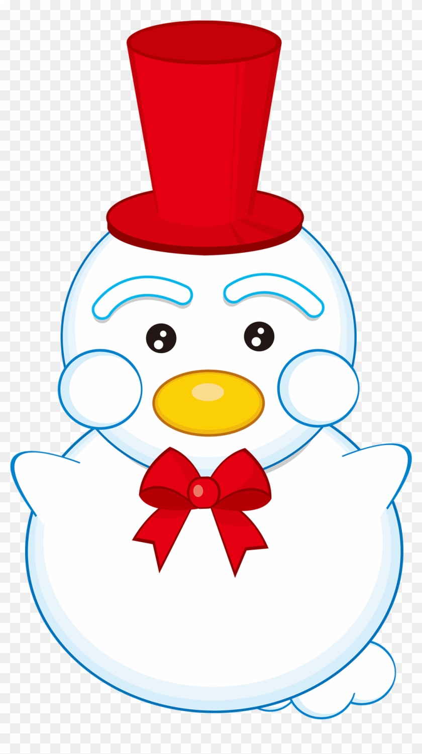 Winter Snow Snowman Festive Png And Vector Image - Cartoon Clipart
