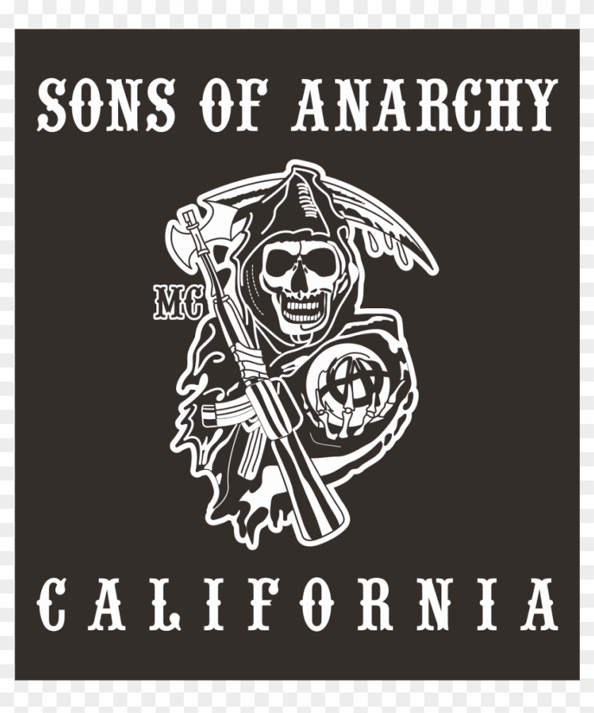 Sons Of Anarchy California Logo Vector - Sons Of Anarchy Logo Vector Png Clipart