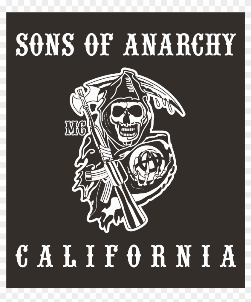 Sons Of Anarchy California Logo Vector - Sons Of Anarchy Logo Vector Png Clipart #921146