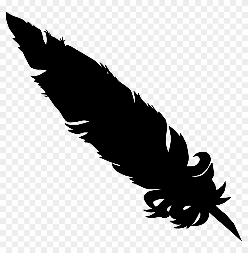 15 Feather Vector Png For Free Download On Mbtskoudsalg - Black Feather Transparent Background Clipart #921198