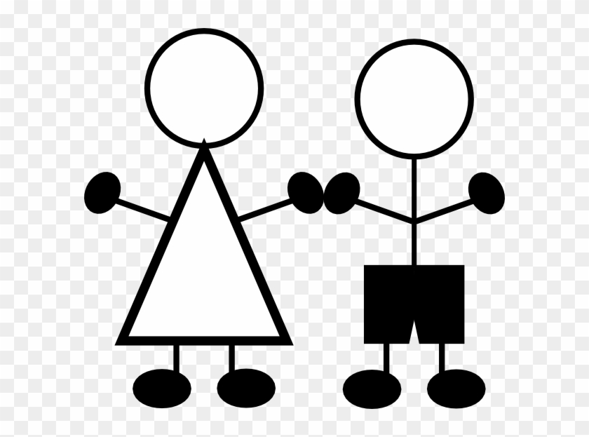 Boy And Girl Stick Figure Clipart #921549