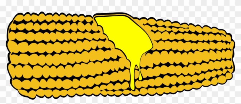 Vector Drawing Of Corn - Clip Art Corn On The Cob - Png Download
