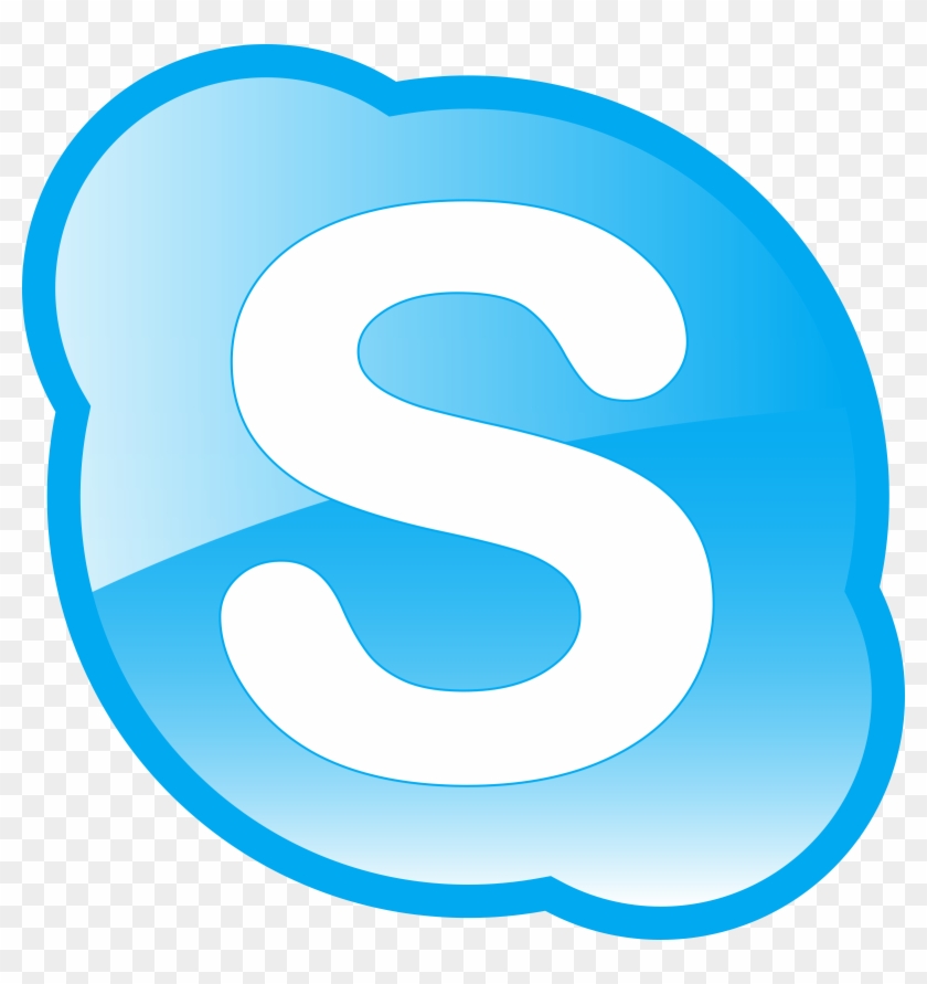 Skype Icon Logo Png Transparent - Skype Icon Transparent Png Clipart #921927