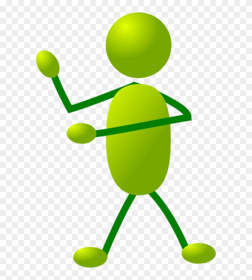 Stick Man Figure Using Arms - Stick People Clip Art - Png Download #922197