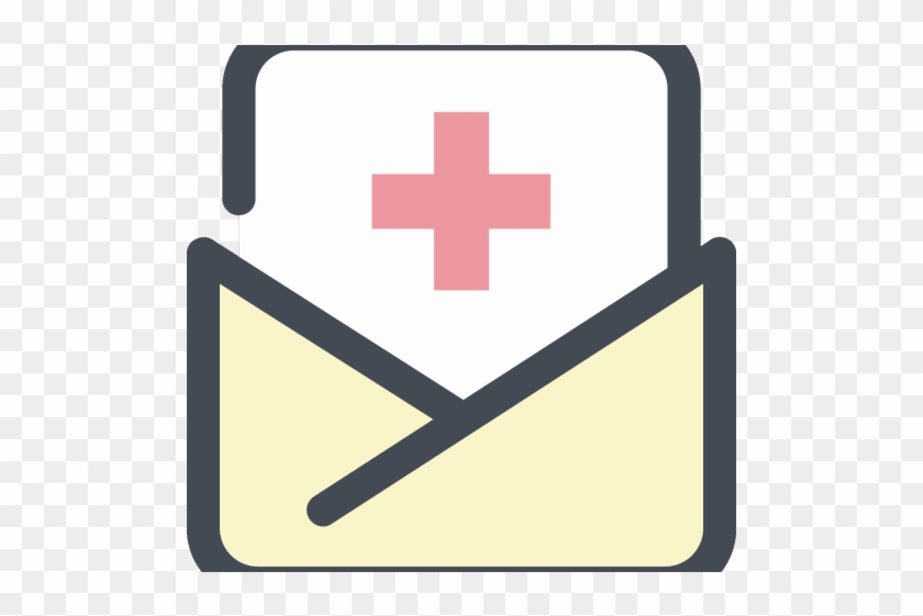 Red Cross Mark Clipart Klinik - Increment Letter Icon - Png Download