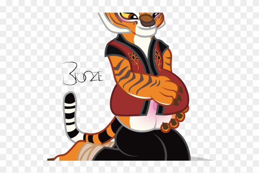 Kung Fu Panda Clipart Red Panda - Kung Fu Panda Tigress Kiss Po - Png Download #922454
