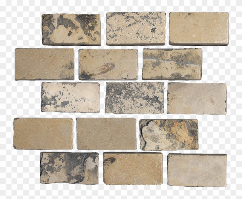 Bottega™, Antik Jerusalem 1 3/8x2" Broken Joint, Stock - Wall Clipart