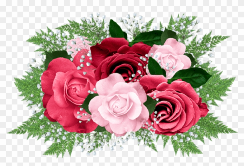 Free Png Download Pink And Red Rose Bouquet Png Images - Best Of Luck For Your Exams Clipart