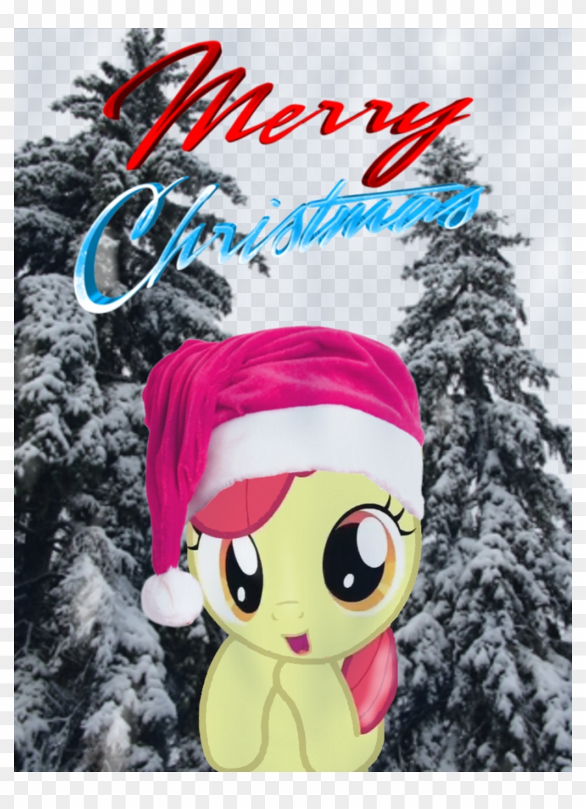 Apple Bloom, Artist - Cedar Tree With Snow Clipart