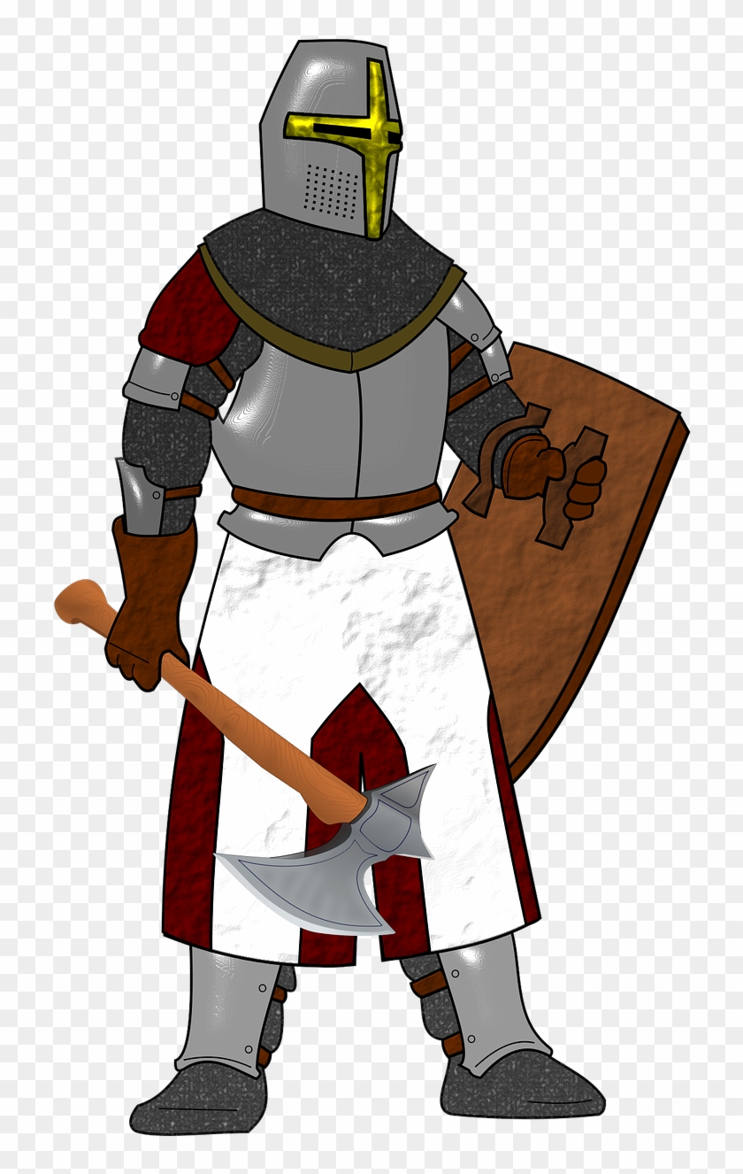 Middle Ages Knight Chivalry Caballeros Medievales/ - Knight Clipart #923289