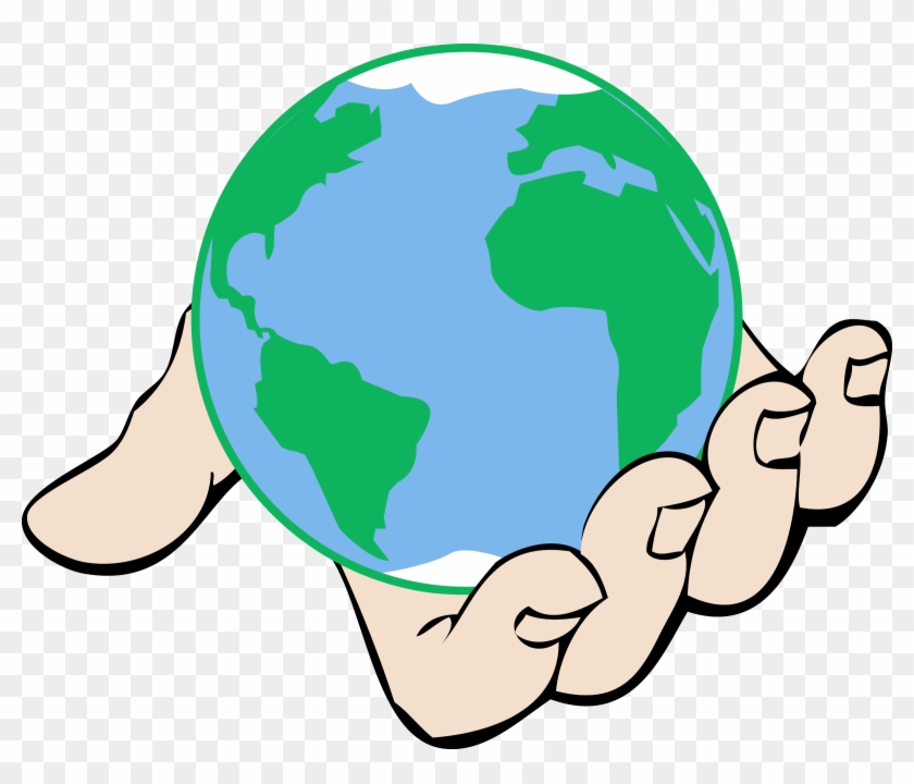 Big Image - World In Hand Clipart - Png Download
