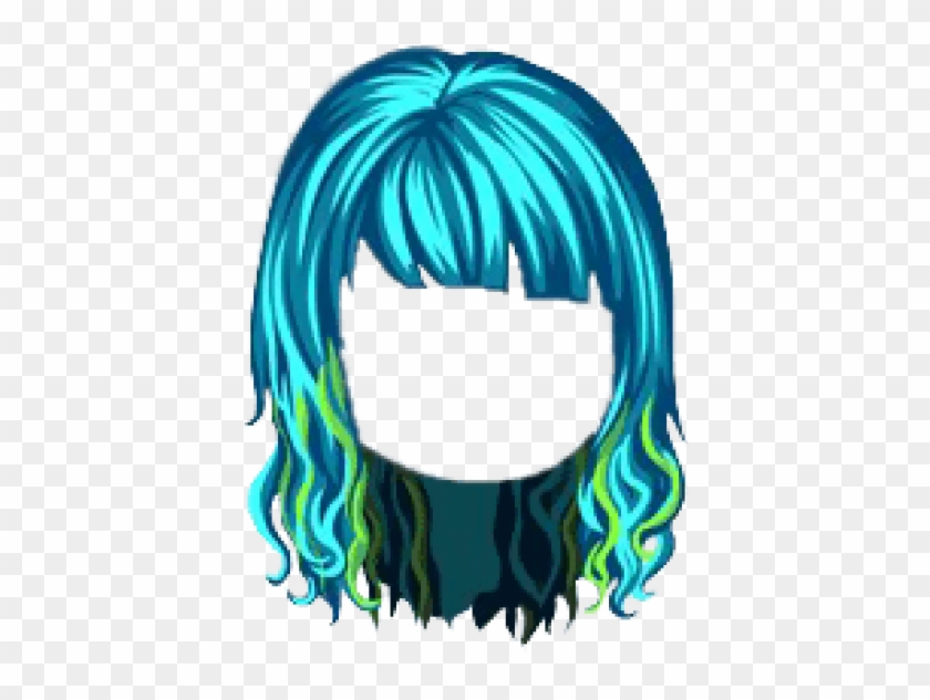 Free Png Turquoise Ninja Tribute Hair Png - Ninja Hair Png Clipart #923958