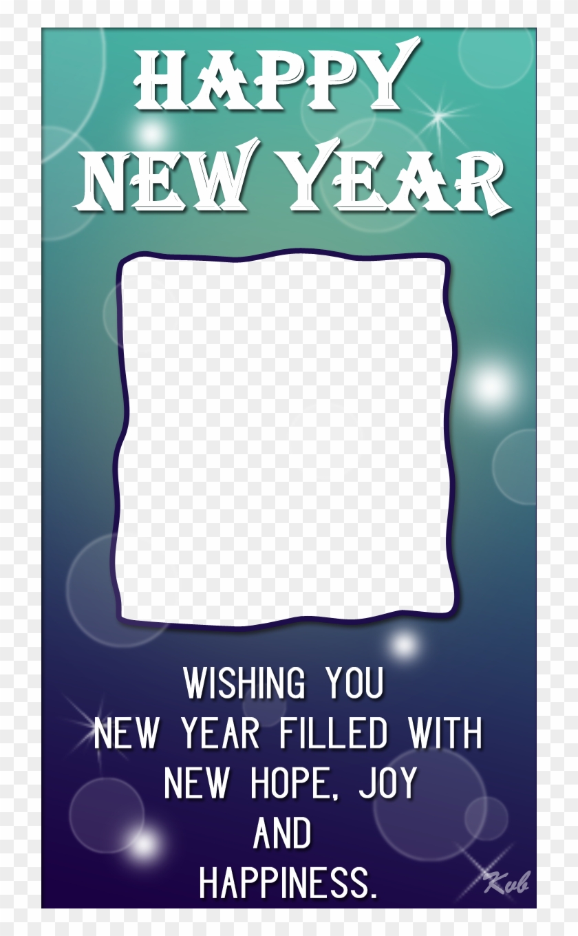 Pretty New Year Frame - Poster Clipart