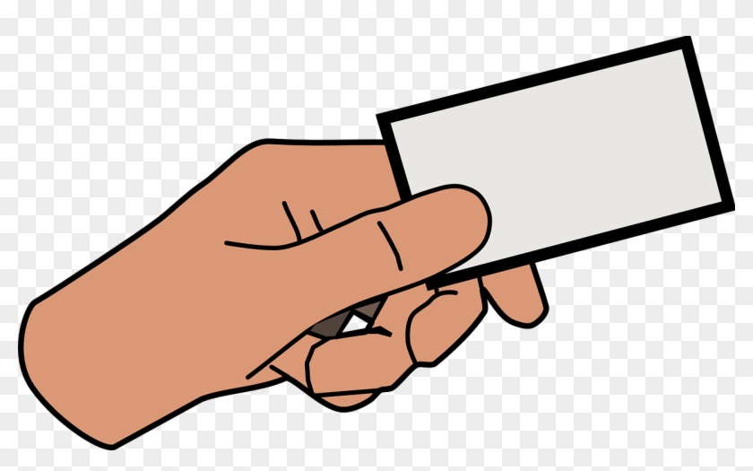 Cartoon Hand Holding Paper Clipart