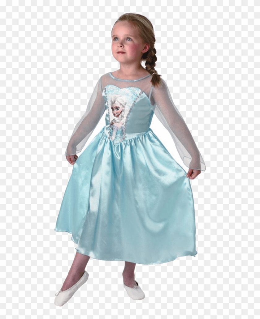 Child Disney Frozen Elsa Costume - Kid Elsa Costume Clipart