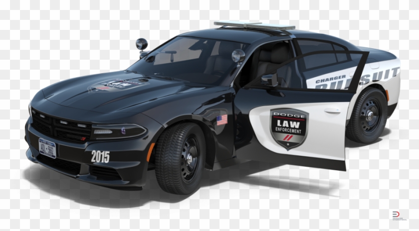 3 Dodge Charger Police Car Rigged Royalty-free 3d Model Clipart #924274