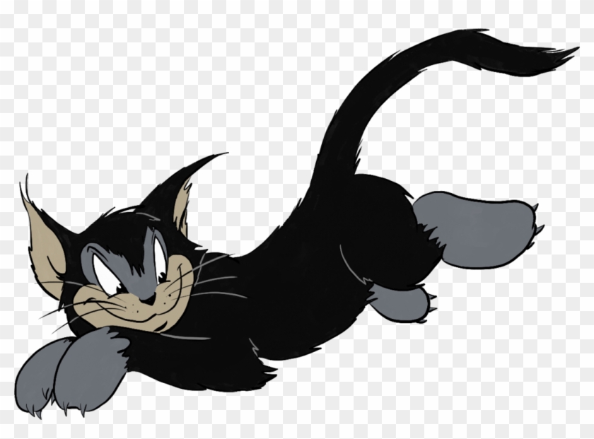 1074 X 744 6 - Tom And Jerry Characters Black Cat Clipart