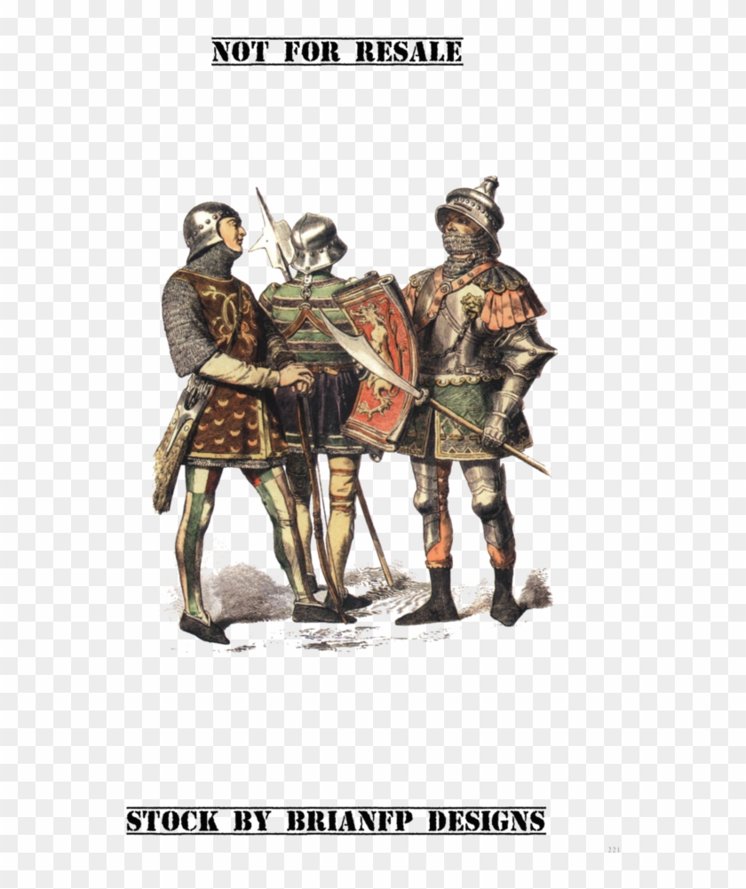 Medieval Knight Set Png Precut By Brianfp - Knight Group Png Clipart #924551