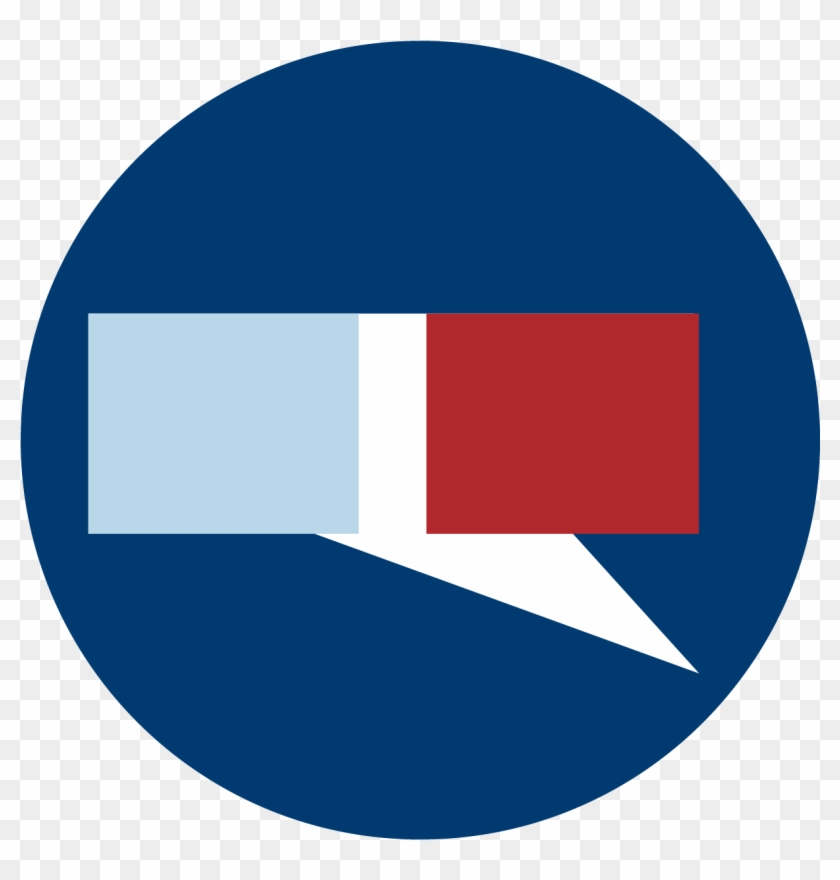 A Speech Bubble Merged With A Police Siren - Circle Clipart