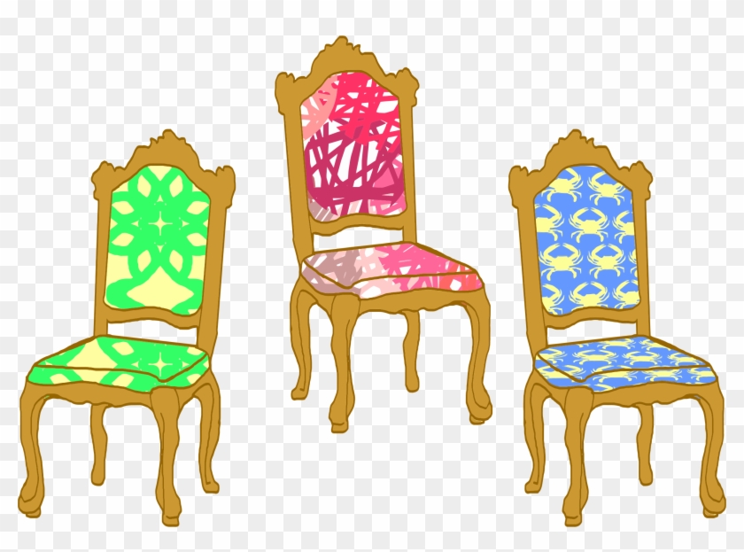 This Free Icons Png Design Of 3 Decorative Chairs Clipart #924912