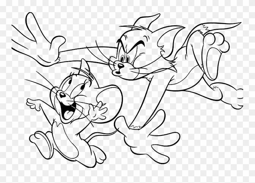 Download 763 X 522 11 Sketch Tom And Jerry Drawings Clipart Png