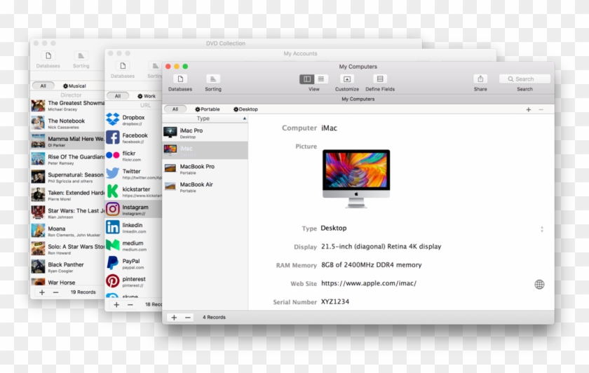Create A Database For Anything - Operating System Clipart
