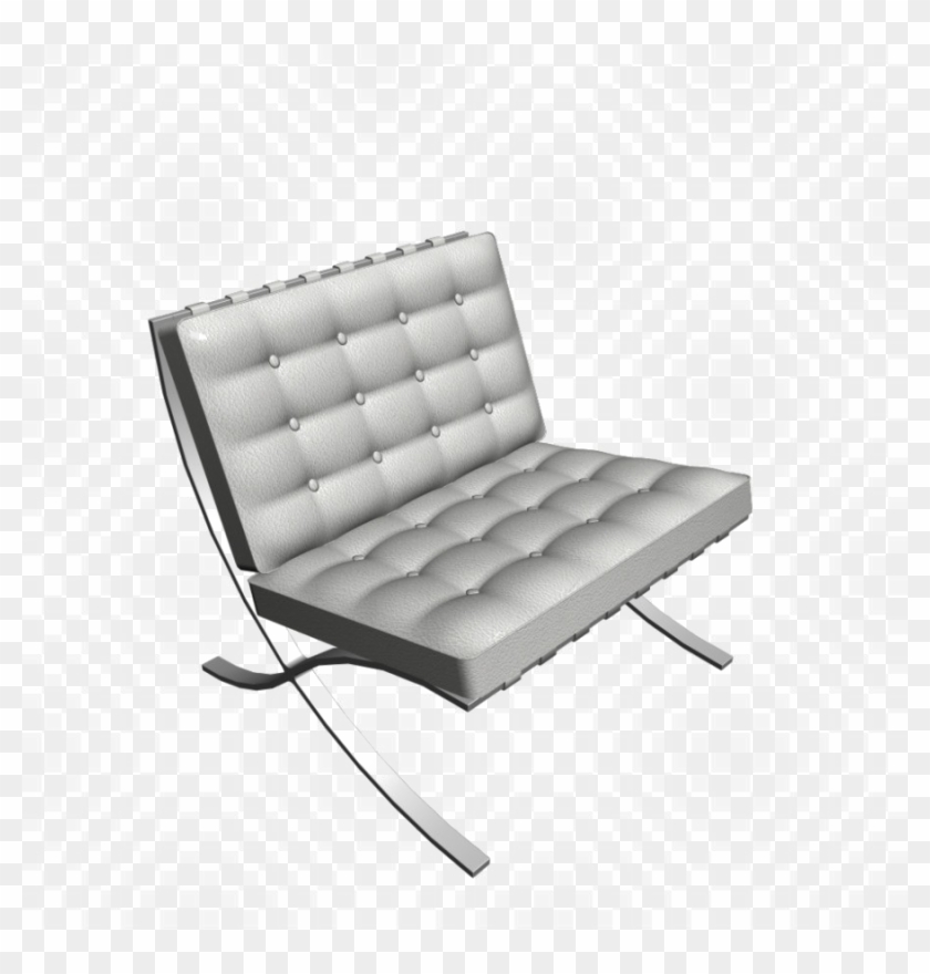 Barcelona Chair Png Transparent Picture - Barcelona Chair Clipart
