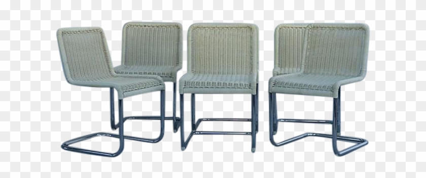 Vintage Chrome Chairs Fresh Faux Rattan Cantilever - Chair Clipart