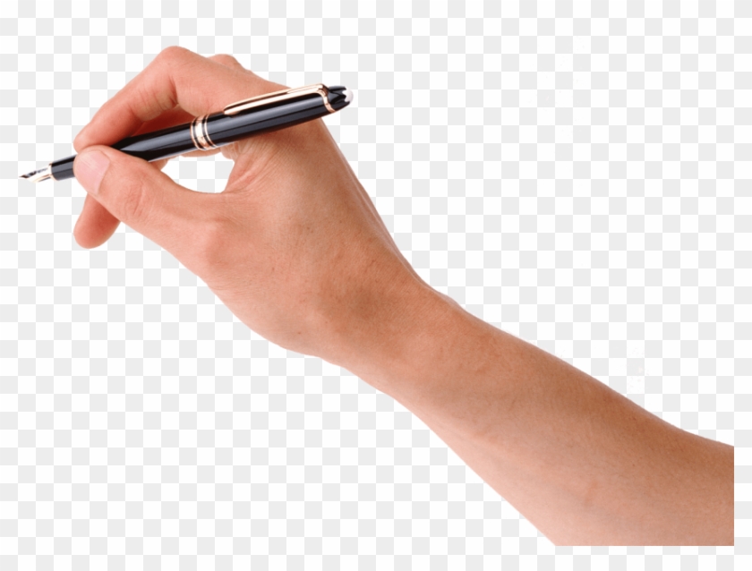 Free Png Download Pen On Hand Png Images Background - Hand With Pen Png Clipart #926180