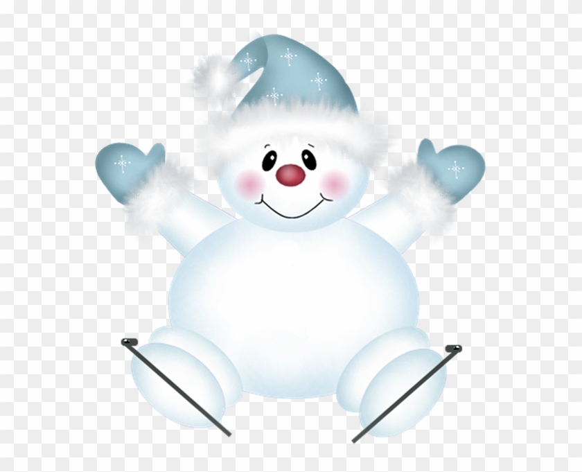 Snowman Clipart, Snowman Cards, Christmas Snowman, - Cute Snowman Clipart - Png Download