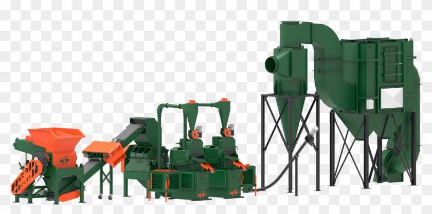 Wire Chopping Line - Machine Clipart