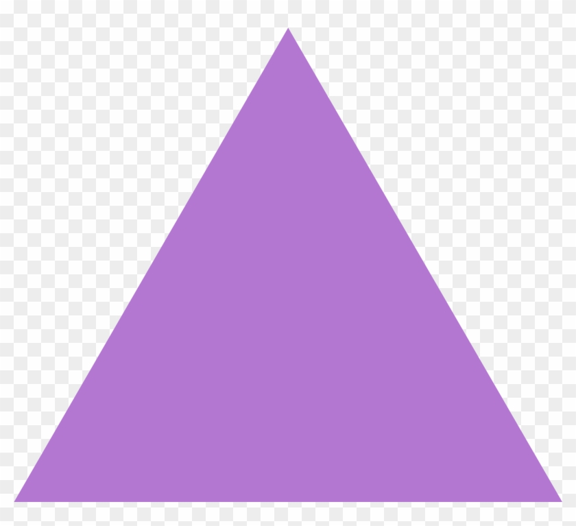 Open - Triangle Purple Clipart