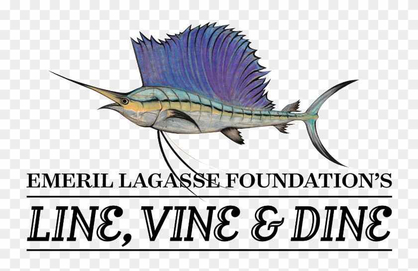 Inthebite Line, Vine & Dine - Atlantic Blue Marlin Clipart #926958
