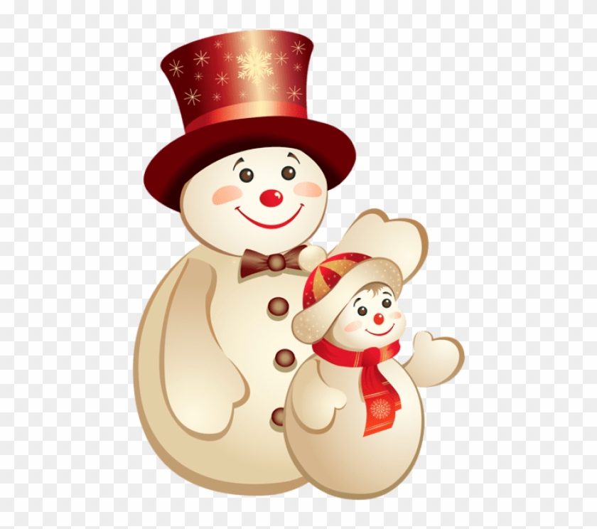 Free Png Cute Snowmns Png - Kardan Adam Clipart Transparent Png