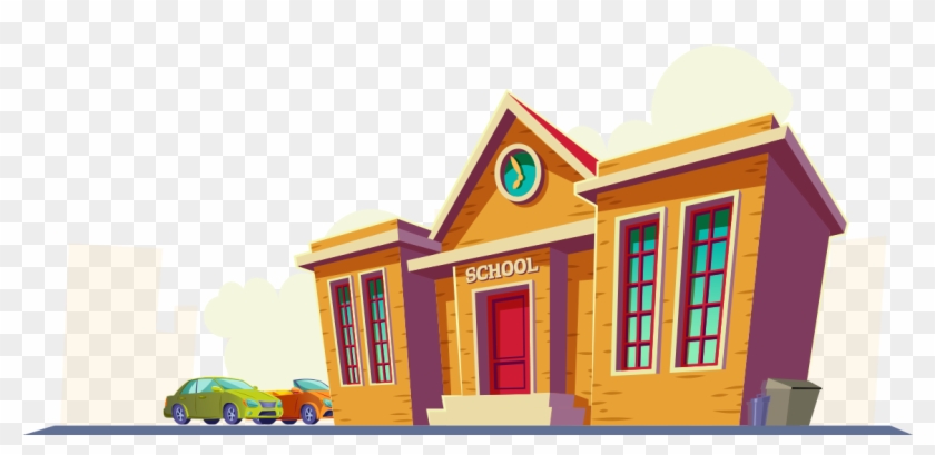 D6 Group Initiated An Incentive Strategy That Will - School Building Cartoon Png Transparent Clipart