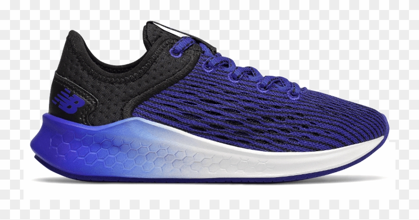 New Balance Little Kids Ykfstuv Black With Uv Blue - Sneakers Clipart #927365