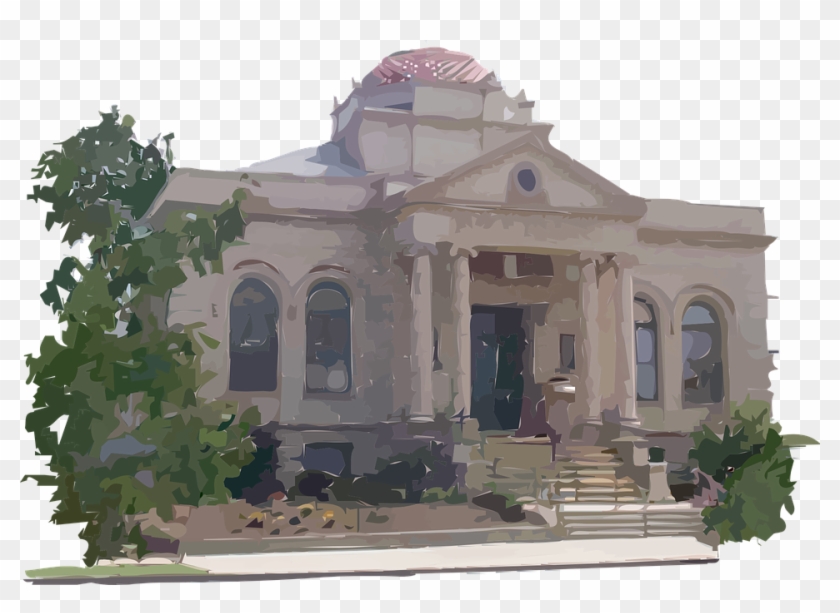 Carnegie Free Vector Graphic On Pixabay Education - Library Buildings Clipart