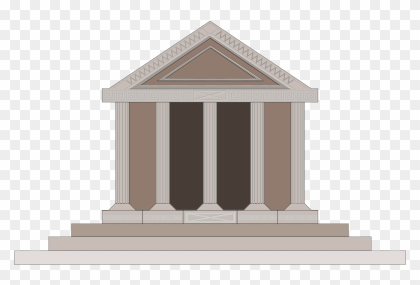 Showing Post & Media For Ancient Greek Buildings Cartoon - Greek Temple Clipart Png Transparent Png #927549