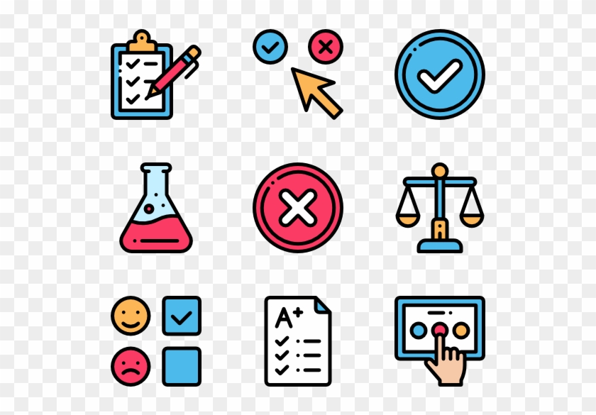 Science Test - Icon Testimoni Clipart