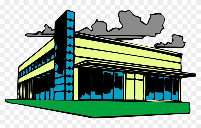 School Building Clipart - Commercial Real Estate Clip Art - Png Download