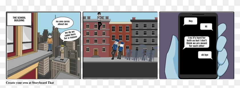 The School Building﻿ No One Cares About Me﻿ We Do W - Cartoon Clipart