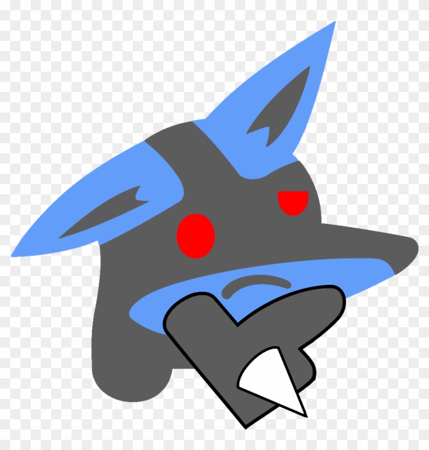 Lucario Think - Pokemon Transparent Emoji Clipart