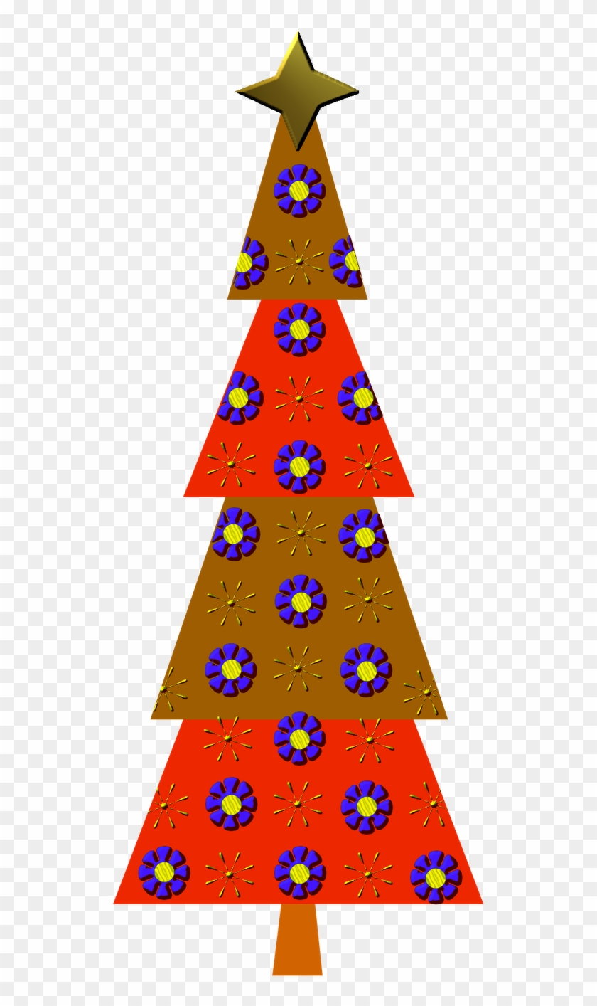 Natal Árvores E Flôres - Pine Tree Christmas Shape Png Clipart
