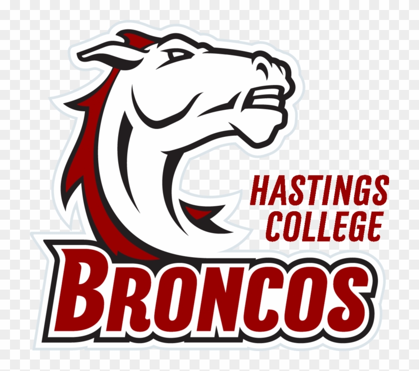 Football Clipart At Getdrawings - Hastings College Broncos Logo - Png Download