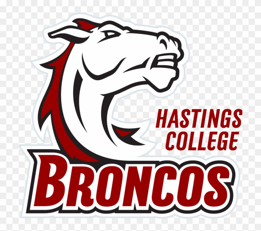 Football Clipart At Getdrawings - Hastings College Broncos Logo - Png Download #928016