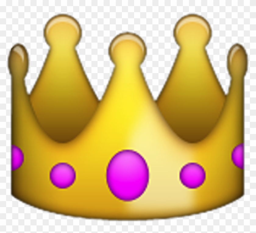 Crown Emoji King Freesticker Followme Freetoedit - Png Corona Emoji Clipart #928479