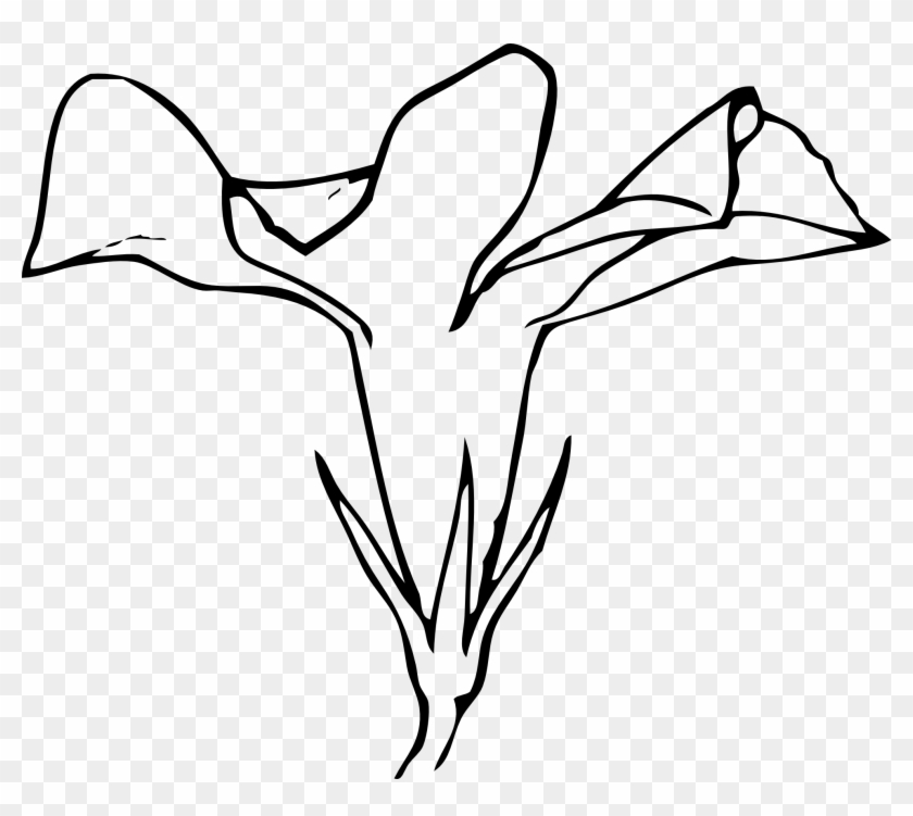 Minimalist Flower Drawing - Flower Side View Drawing Clipart #929070